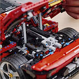 Конструктор FERRARI SP 3 Technic з 3778 деталей, спортивний автомобіль, маштаб 1:8 сумісний з Lego, фото 5