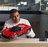 Конструктор FERRARI SP 3 Technic з 3778 деталей, спортивний автомобіль, маштаб 1:8 сумісний з Lego, фото 6