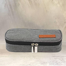 Термо-органайзер з термометром + 5 хладогентів для ліків та інсуліну сірий, Mega Walker