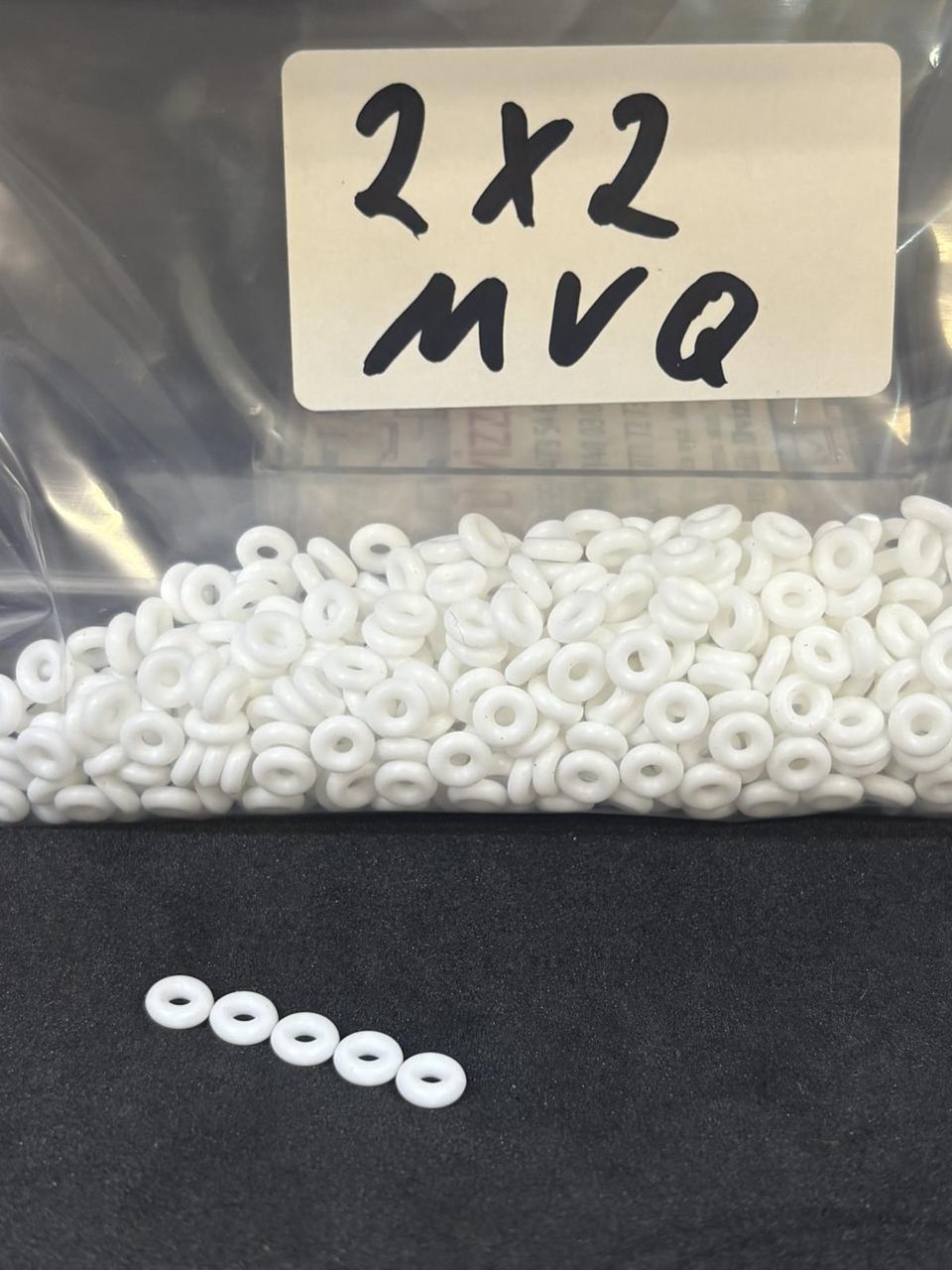 Ущільнювальне кільце O-ring MVQ70 2*2, фото 1
