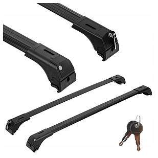 Поперечки Great Wall Haval (c 2005–) Skybar V2 чорні. На інтегровані рейлінги