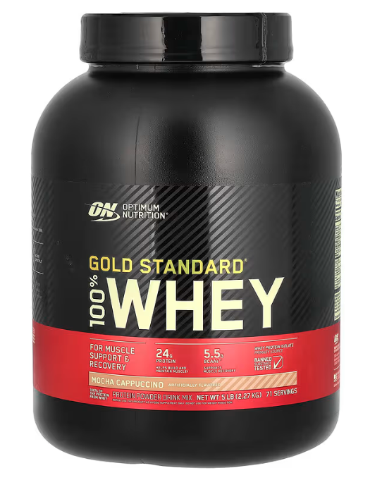 Протеїн 100% Whey Gold Standard Optimum Nutrition 2.27 кг Мокачино, фото 1