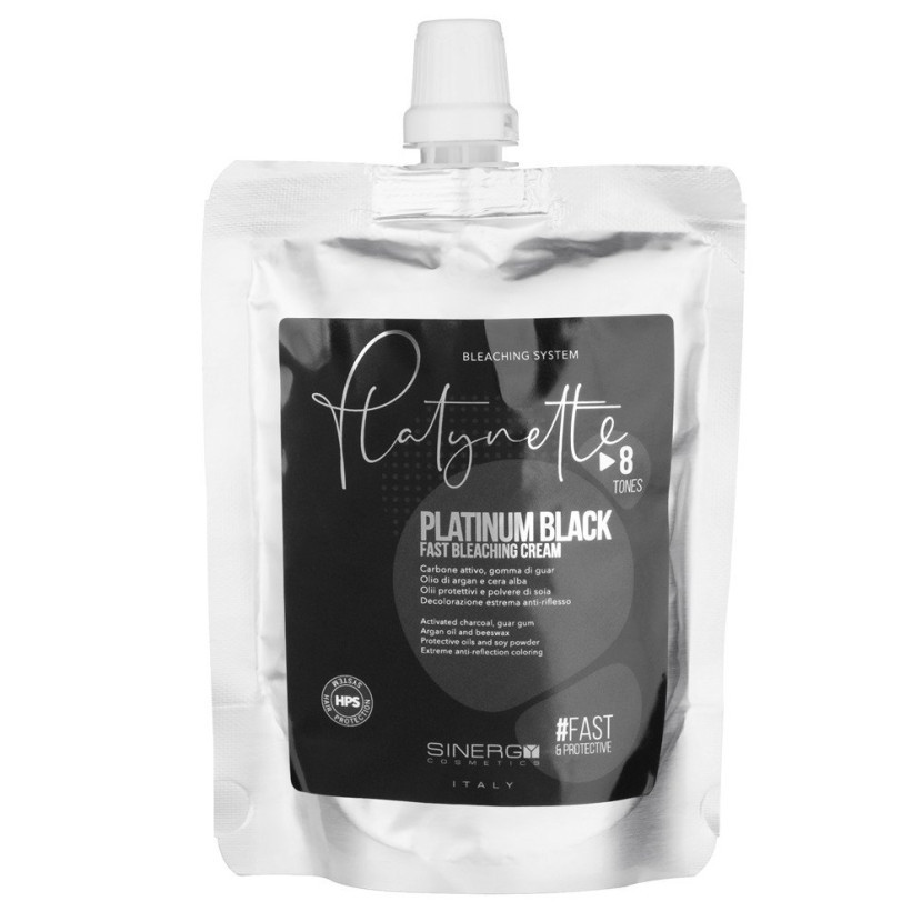 Крем висвітлюючий для волосся Sinergy (чорний) PLATINUM, 250гр, фото 1