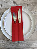 Куверт для столового приладдя на два відділення, червоний, водовідштовхувальний, фото 6