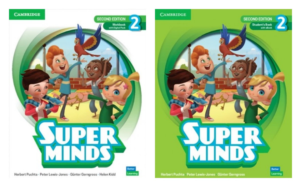 Комплект Super Minds Second Edition 2 Student's Book + Workbook + Super Practice (оригінал), фото 1