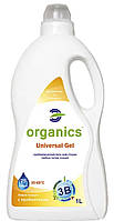 Органічний гель для прання з пробіотиками. Універсальний, 1л.