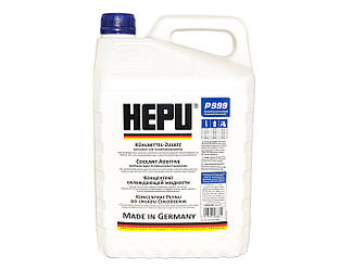 Антифриз HEPU синій (концентрат) G11 - 5L - Audi/VW G11 - TL 774A; Audi/VW G 011 A8C A1; MB 325.0/325.2