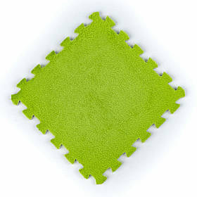 Підлога-пазл плюшевий 30х30х1см Салатовий (D) SW-00002094