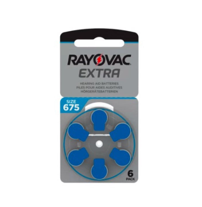 Батарейки Rayovac Extra №675 (PR44) для слухових апаратів, фото 1