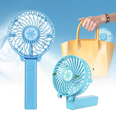 ОЧЕНКА! Вентилятор ручной mini FAN. Портативний мінівентилятор з USB (Немає паковання 3030)