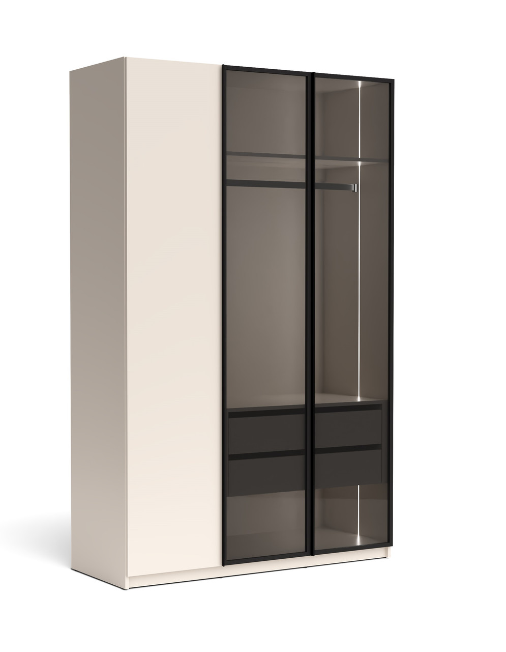 Смарт шафа  RIMINI 3D, колір   кашемір