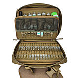 Ампульниця з системою швидкого відриву Ампульниця Marck-men на платформі з molle з кишенею під рукавички Койот, фото 6