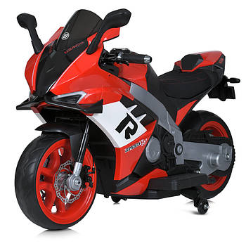 Дитячий мотоцикл M 6013 EL (24V) Ducati зі шкіряним сидінням