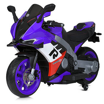 Дитячий мотоцикл M 6013 EL (24V) Ducati зі шкіряним сидінням