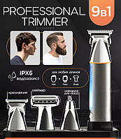 Тример для стрижки волосся PROFESSIONAL HAIR CLIPPER, електробритва, Тример для бороди носа і тіла Dailing 9 в