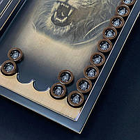 Нарди дерев'яні подарункові Лев 50×23 см довгі нарди, фото 7