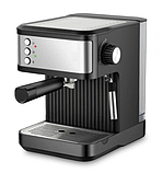 Потужна кавоварка ріжкова для еспресо Crownberg СВ-1570 кавоварка з капучинатором 1200 Вт, фото 3