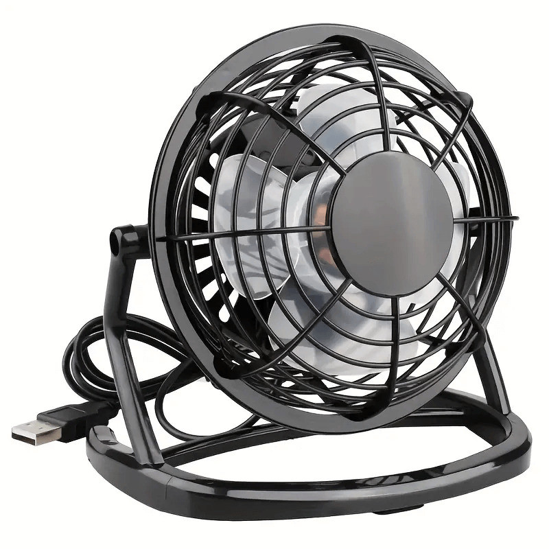 Вентилятор настільний Mini fan YZ-007 USB (Black), фото 1