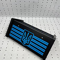 Полка приборной панели МТЗ УК 1998-2017 квадратная широкая панель (синя)