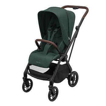 Прогулянкова коляска MAXI-COSI Leona 2 Twillic Green (кошик для покупок, бамперна планка)