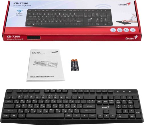 Клавіатура Genius KB-7200 Wireless Black
