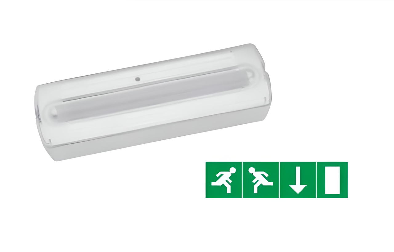 Ліхтар аварійний LED 13W 330Lm 220-240V 75х245мм EXIT білий (084-014-0002)