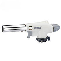 Портативний газовий пальник ручний насадка на цанговий балон з пєзопідпалом Flame gun 920, фото 2