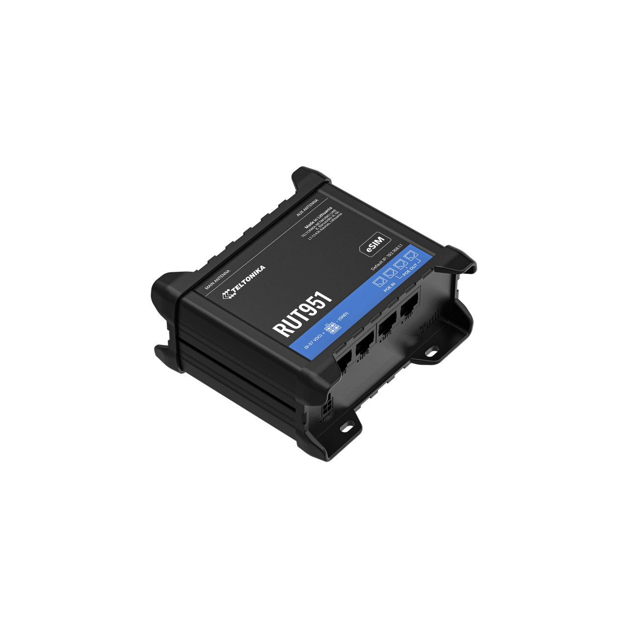 Маршрутизатор Teltonika LTE/ETH/WIFI/DualSIM/POE+ (RUT951 PoE+), фото 1