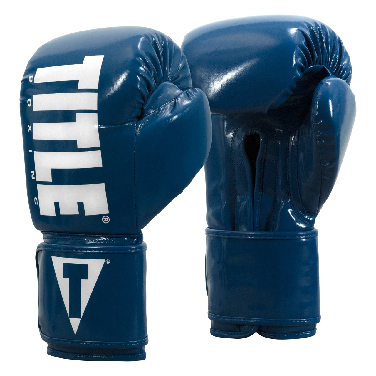 Боксерські рукавиці TITLE Boxing Inferno Intensity Elastic Blue/White / 16 oz, фото 1