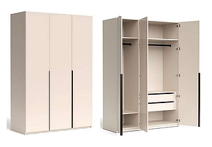 Шафа XEXA 3D,  колір сірий камінь, фото 2