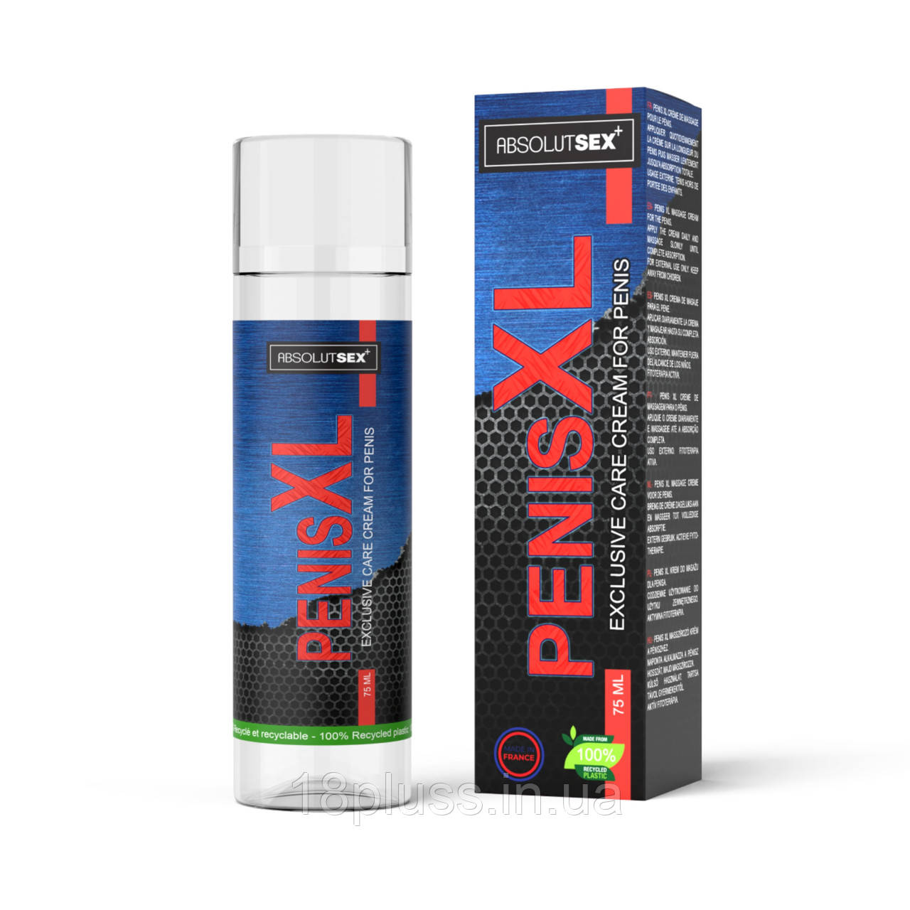 Чоловічий крем для посилення ерекції та зміцнення пеніса Ruf Absolut Sex Penis XL, 75 мл, фото 1