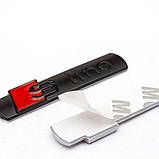 Емблема напис Sline для Audi хром 72х17 мм метал (на скотчі), фото 2