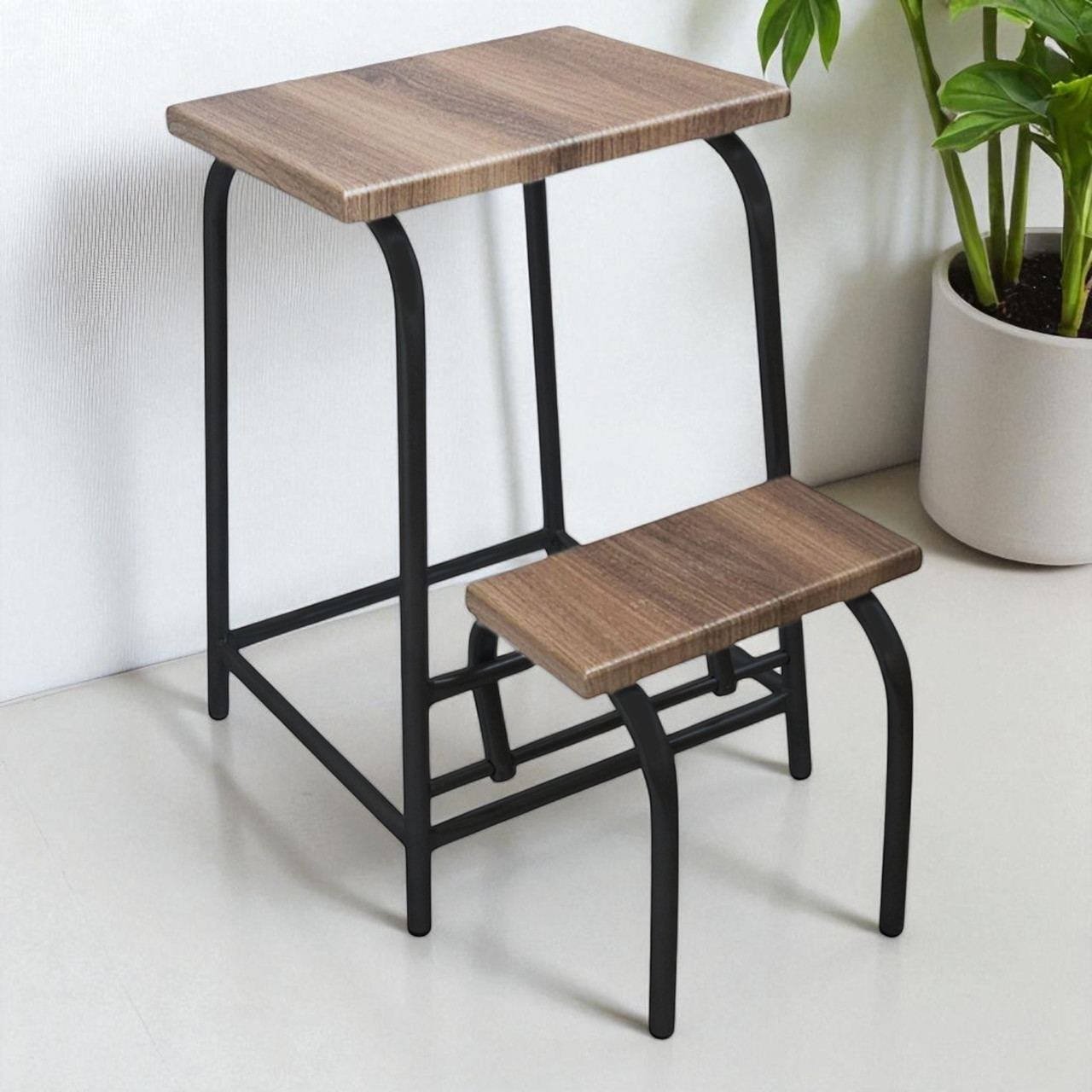 Табурет-драбина Molla mini 45 см – 2 сходинки для дому і кухні, фото 1