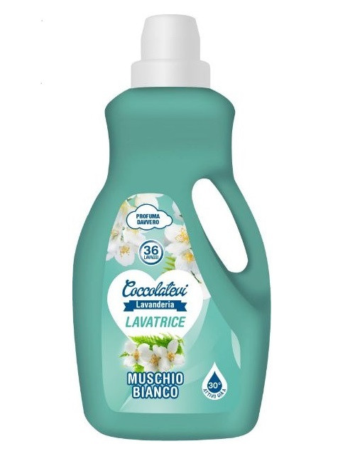 Універсальний гель для прання Coccolatevi Білий Мускус 1,8 л  36 прань, фото 1