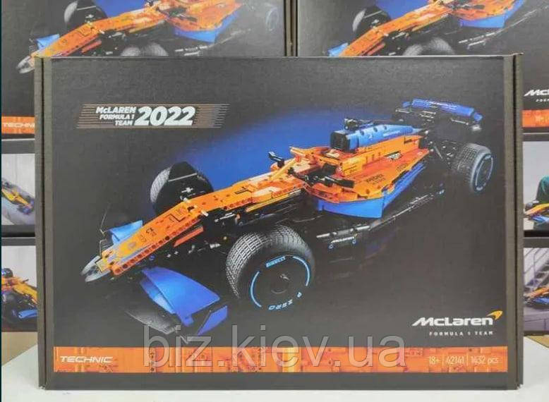 Конструктор MCLAREN F-1 з 1432 деталей, спортивний автомобіль, сумісний з Lego, фото 1