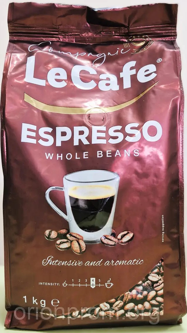 Кава в зернах Le Cafe Espresso 1000г Польща