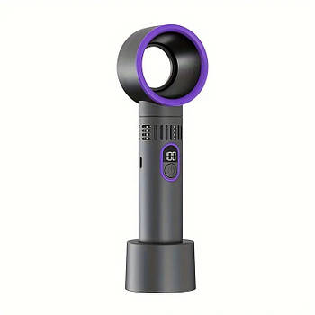 Вентилятор ручний акумуляторний SM-ZEROIO (Purple Grey)