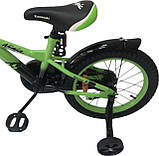 Дитячий сталевий 20 Kawasaki Ninja велосипед помаранчевий для хлопчиків, фото 7