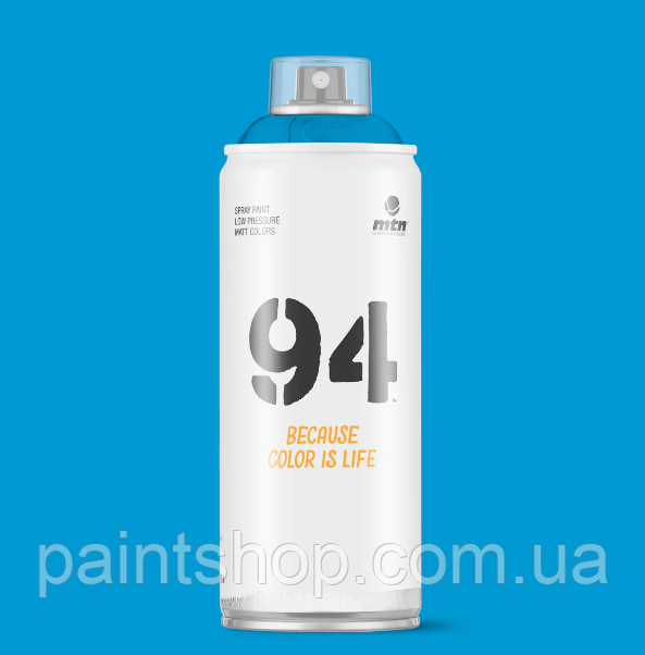 Аерозольна фарба MTN 94 RV-151 Freedom Blue (Блакитний) 400 мл, фото 1