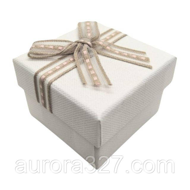 Подарункові коробки Точковий візерунок білий, фото 1