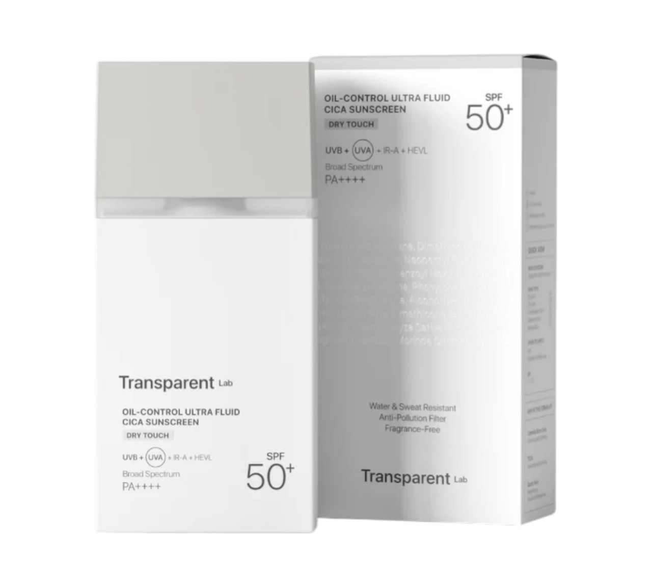 Cонцезахисний флюїд для жирної шкіри Transparent Lab Oil Control Ultra Fluid Cica Sunscreen SPF50+ 100 мл, фото 1