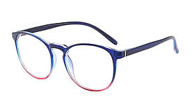 Окуляри для роботи за комп'ютером у різнобарвній оправі з чохлом