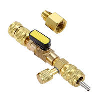 Вентиль для заміни золотників під тиском 1/4 і 5/16, 20 золотників, 10 ковпачків