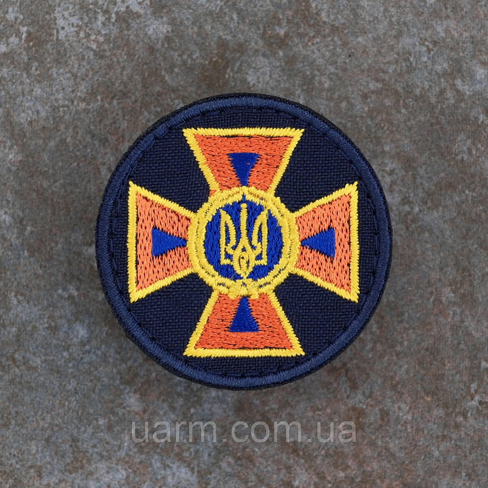 Шеврон кокарда ДСНС, фото 1