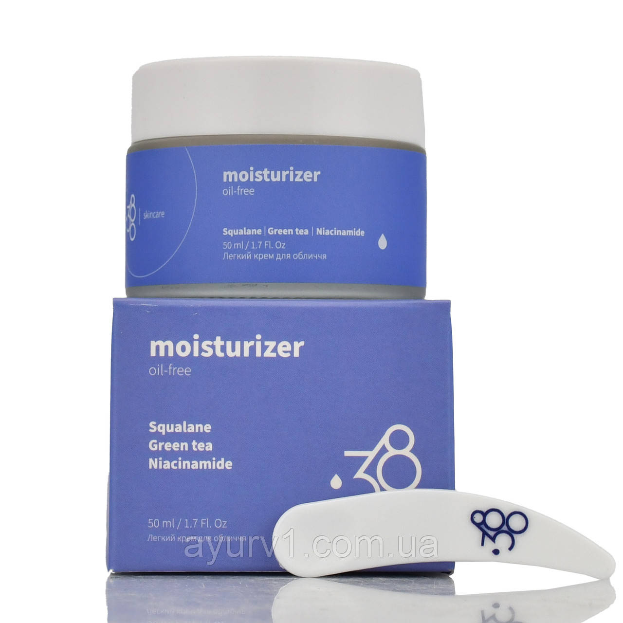 Легкий крем-гель для обличчя 380 Skincare, Moisturizer, oil-free, 50ml