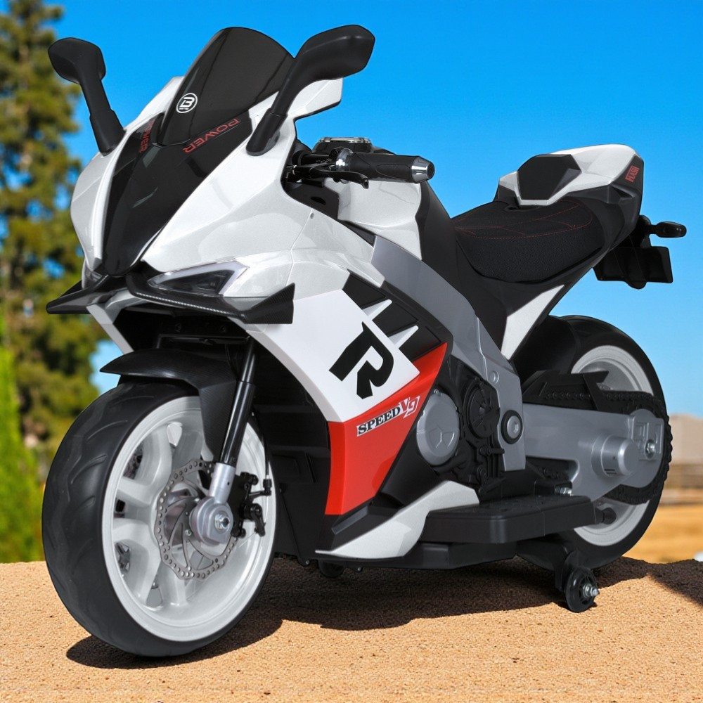 Дитячий мотоцикл M 6013 EL (24V) Ducati зі шкіряним сидінням, фото 1