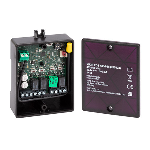 Приймач FAAC XR2N FDS, 433–868 MHz, 2-канальний