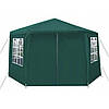Садовий павільйон альтанка намет 6 стінок Bonro B-9007 зелений, фото 10
