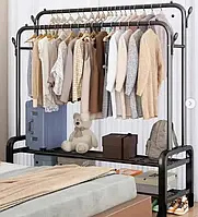 Вішалка-стійка для одягу (метал, до 40 кг) Ш96хВ162хГ44