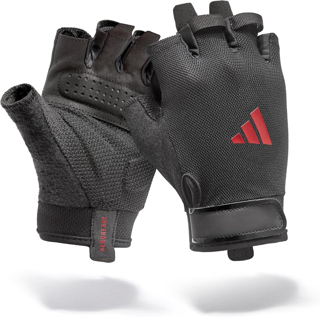 Рукавички для фітнесу Adidas Essential Training Gloves р. S (ADGB-15001RD) Black/Red, фото 1